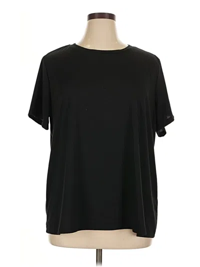 Pre-owned Shein Curve Short Sleeve T-shirt In Black