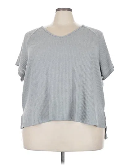 Pre-owned Shein Curve Short Sleeve T-shirt In Gray