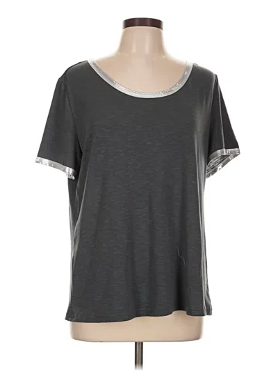 Pre-owned Shein Curve Short Sleeve T-shirt In Gray