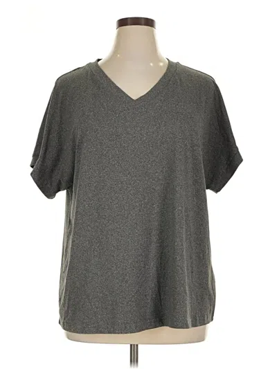 Pre-owned Shein Curve Short Sleeve T-shirt In Gray