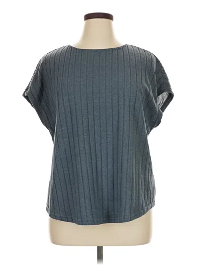 Pre-owned Shein Curve Short Sleeve T-shirt In Gray