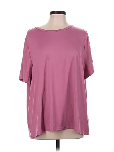 Pre-owned Shein Curve Short Sleeve T-shirt In Pink
