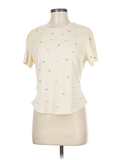 Pre-owned Shein Curve Short Sleeve T-shirt In White