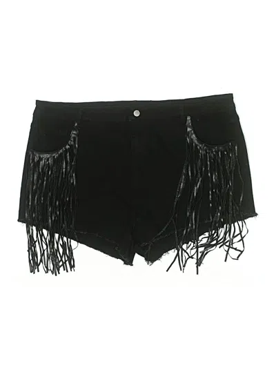Pre-owned Shein Curve Shorts In Black