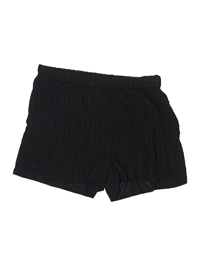 Pre-owned Shein Curve Shorts In Black