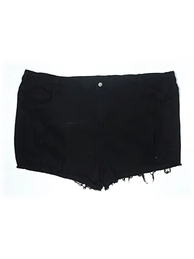 Pre-owned Shein Curve Shorts In Black