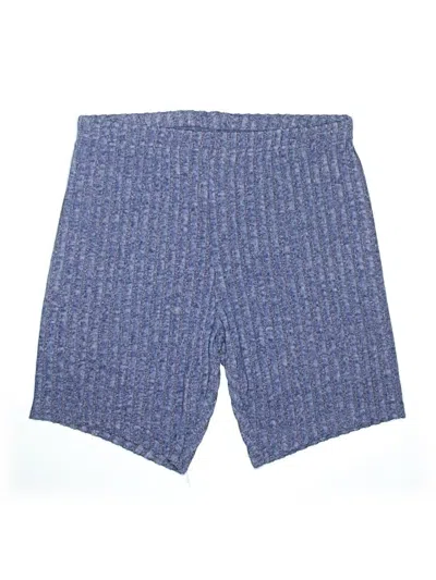 Pre-owned Shein Curve Shorts In Blue