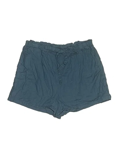 Pre-owned Shein Curve Shorts In Blue