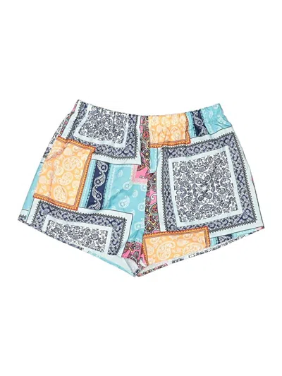 Pre-owned Shein Curve Shorts In Blue