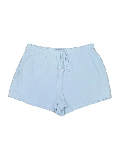 Pre-owned Shein Curve Shorts In Blue