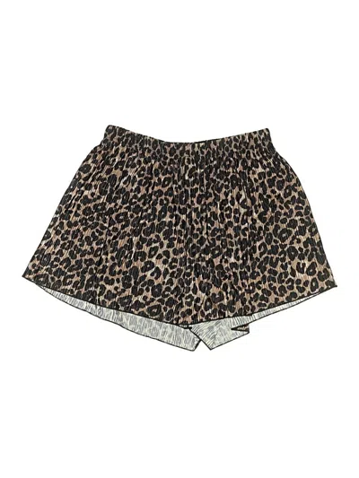 Pre-owned Shein Curve Shorts In Gold