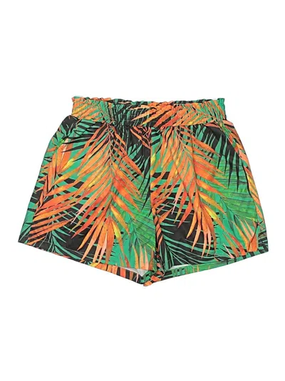 Pre-owned Shein Curve Shorts In Green