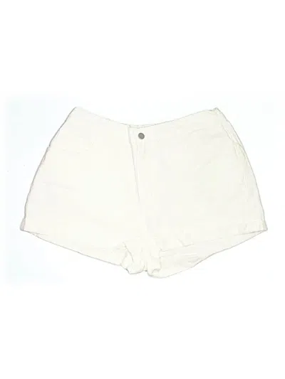 Pre-owned Shein Curve Shorts In Ivory