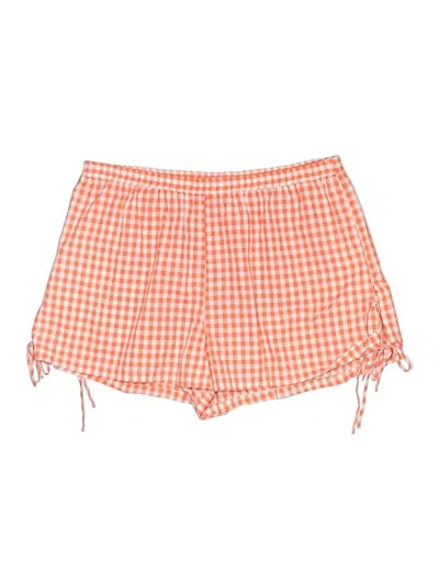 Pre-owned Shein Curve Shorts In Orange