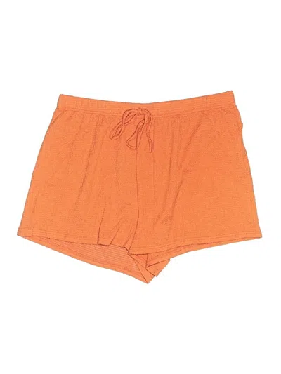 Pre-owned Shein Curve Shorts In Orange