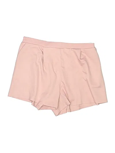 Pre-owned Shein Curve Shorts In Pink
