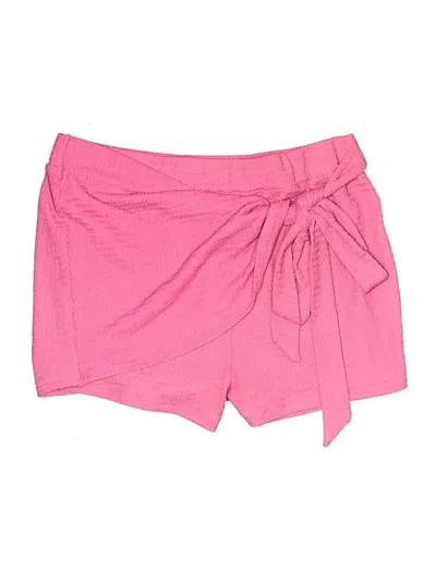 Pre-owned Shein Curve Shorts In Pink