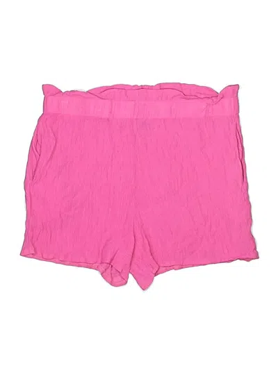 Pre-owned Shein Curve Shorts In Pink