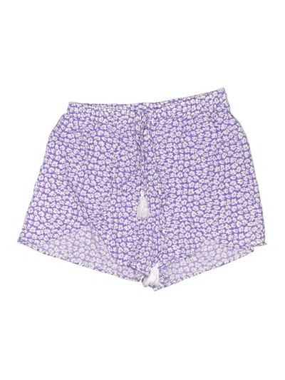 Pre-owned Shein Curve Shorts In Purple