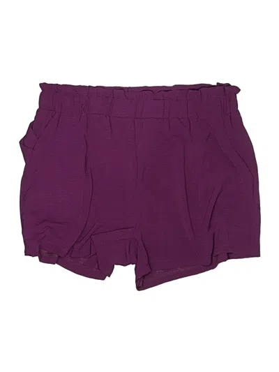 Pre-owned Shein Curve Shorts In Purple