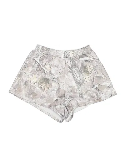Pre-owned Shein Curve Shorts In Silver