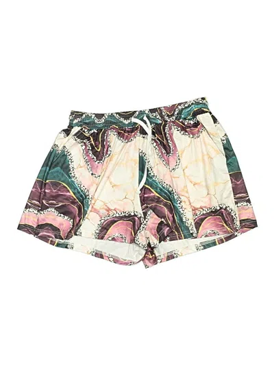 Pre-owned Shein Curve Shorts In White