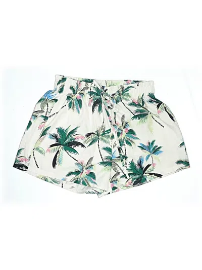 Pre-owned Shein Curve Shorts In White