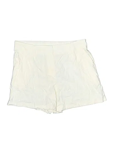 Pre-owned Shein Curve Shorts In White