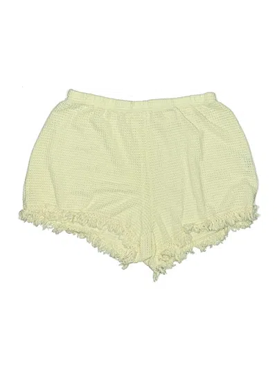 Pre-owned Shein Curve Shorts In Yellow