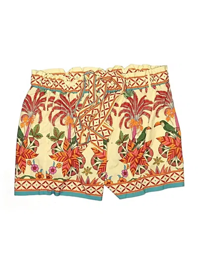 Pre-owned Shein Curve Shorts In Yellow