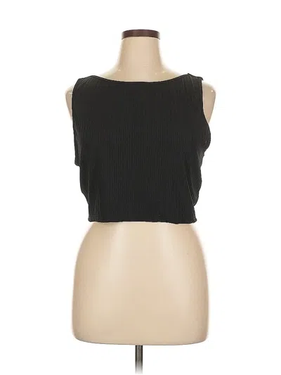 Pre-owned Shein Curve Sleeveless Blouse In Black