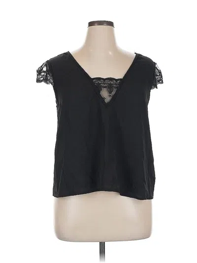 Pre-owned Shein Curve Sleeveless Blouse In Black