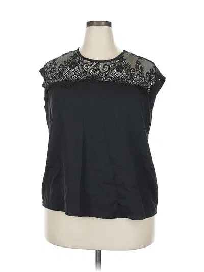 Pre-owned Shein Curve Sleeveless Blouse In Black