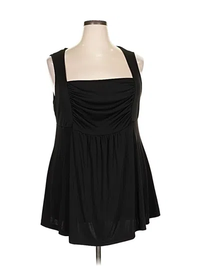 Pre-owned Shein Curve Sleeveless Blouse In Black