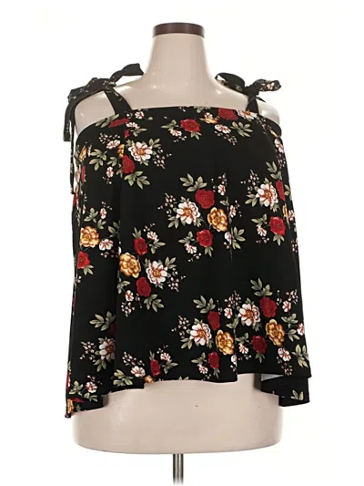 Pre-owned Shein Curve Sleeveless Blouse In Black