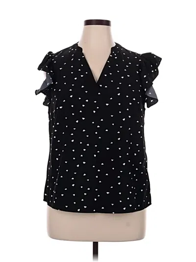 Pre-owned Shein Curve Sleeveless Blouse In Black