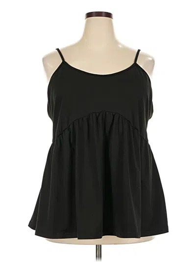 Pre-owned Shein Curve Sleeveless Blouse In Black
