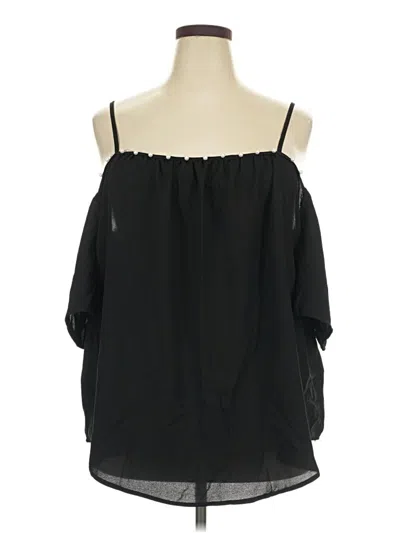Pre-owned Shein Curve Sleeveless Blouse In Black