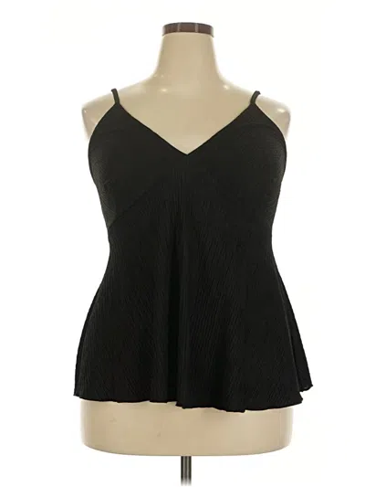 Pre-owned Shein Curve Sleeveless Blouse In Black