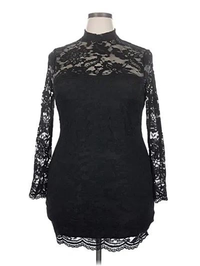 Pre-owned Shein Curve Sleeveless Blouse In Black