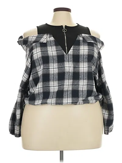 Pre-owned Shein Curve Sleeveless Blouse In Black