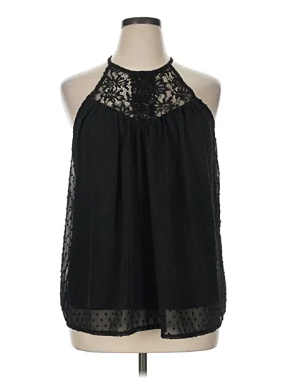 Pre-owned Shein Curve Sleeveless Blouse In Black