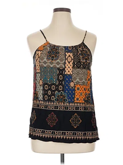 Pre-owned Shein Curve Sleeveless Blouse In Black