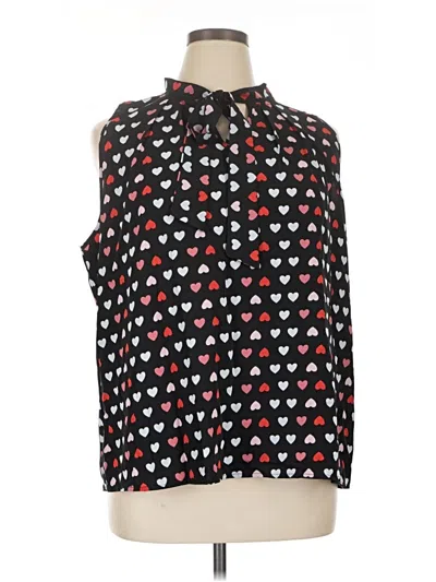 Pre-owned Shein Curve Sleeveless Blouse In Black