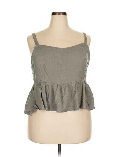 Pre-owned Shein Curve Sleeveless Blouse In Gray