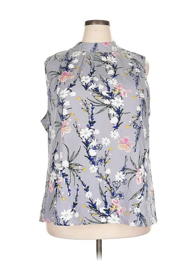 Pre-owned Shein Curve Sleeveless Blouse In Gray