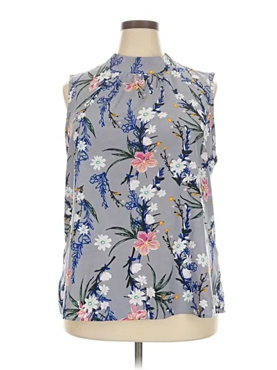 Pre-owned Shein Curve Sleeveless Blouse In Gray