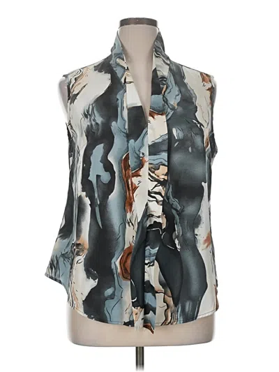 Pre-owned Shein Curve Sleeveless Blouse In Gray