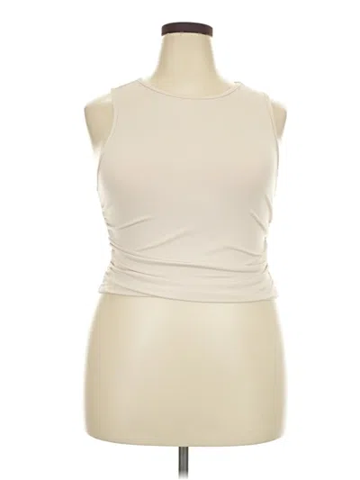 Pre-owned Shein Curve Sleeveless Blouse In Ivory