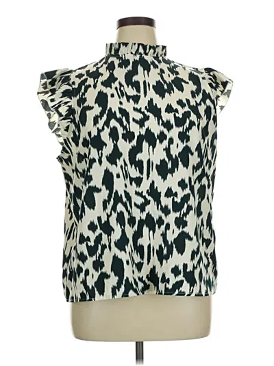Pre-owned Shein Curve Sleeveless Blouse In Ivory